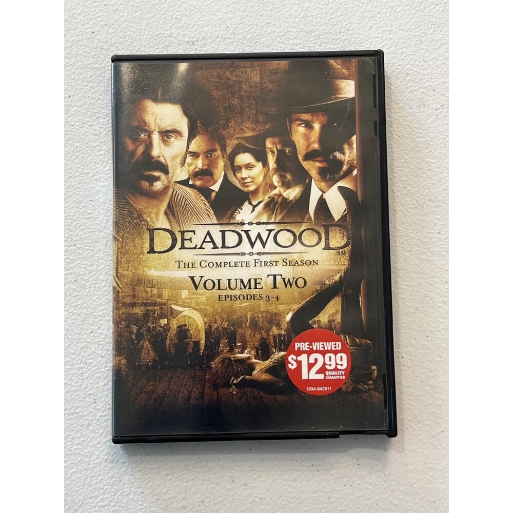 Deadwood 2004 DVD Volume Two Episodes 3-4 Drama Pre-Owned